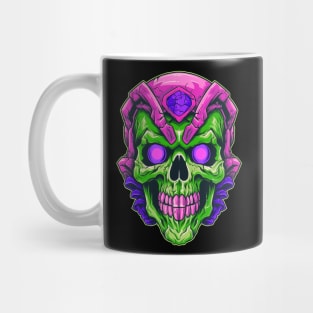 Monster Alien Retro Skull Mug